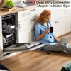 Acuxiaza Dishwasher Magnet Clean Dirty Sign 7x 1.5 Inch Stainless
