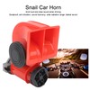 Snail Car Horn Red Air Electric Snail Single Horn Kit