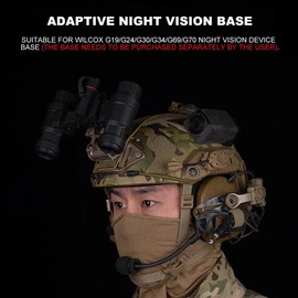 Night Vision Goggle for Cosplay Display,1:1 Ratio of The Real AN/PVS31 NVG Dummy Model No Function Binoculars Movie Props Black