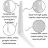 EAI London Shelf Brackets | White 100x75mm / 4x3 Inch