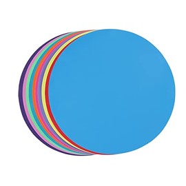 CAXUSD 10 pcs Colorful Dry Erase Circles Removable Vinyl Dot Wall Decals for Classroom Tables Whiteboards Desks and School Teaching Supplies