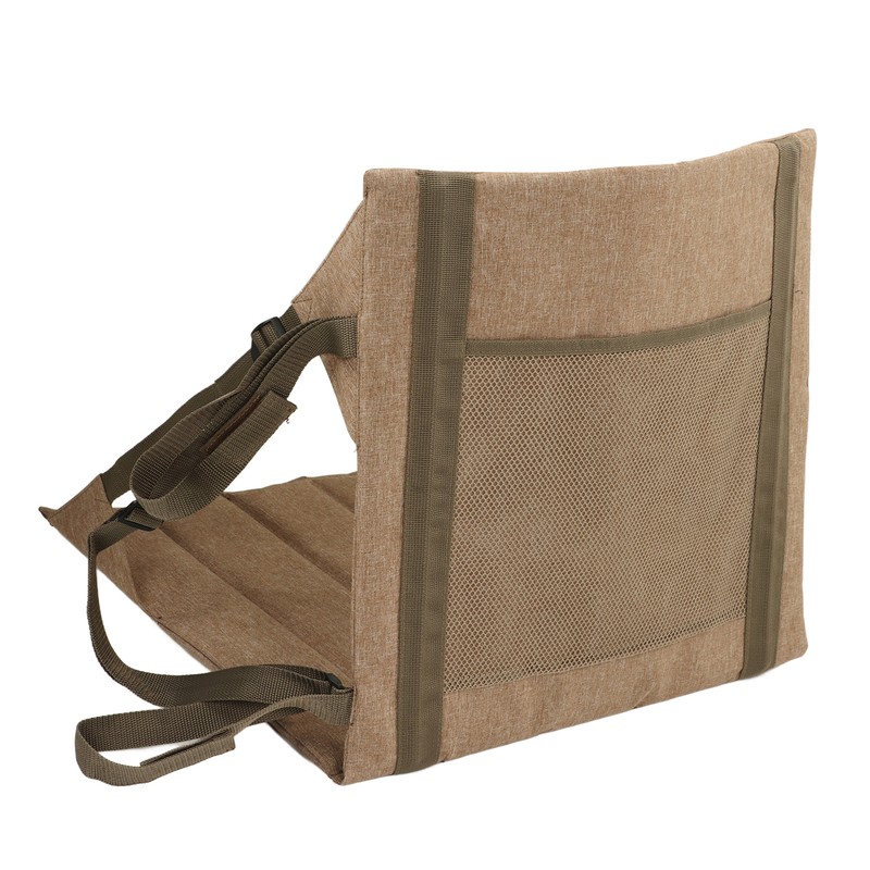 Folding Stadium Cushion 600D Oxford Cloth with Backrest Portable Stadium