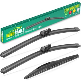 24" 19" 10" Windshield Wiper Blades Replacement for Honda CRV CR-V 2023 2024 2025 Premium All Weather Front Rear Wipers Set - OEM Quality (Pack of 3)