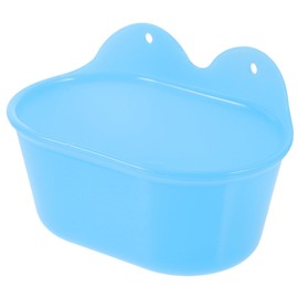 VILLFUL Hanging Parrot Bath Tub Small Bird Bathing Tub for Cockatiel and Parakeet Sturdy Bird Bath for Outdoor Use Easy Installation