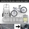 3-H Wall Hooks Garage Pack of 6 Tool Hooks All-in-One