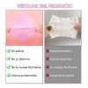 400 Pcs Cuadrado Toallitas Limpiadoras Rojo Rosa