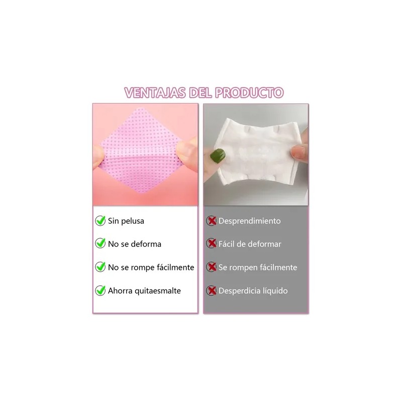 400 Pcs Cuadrado Toallitas Limpiadoras Rojo Rosa