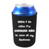Blacked Out Collapsible Can Coolie Black