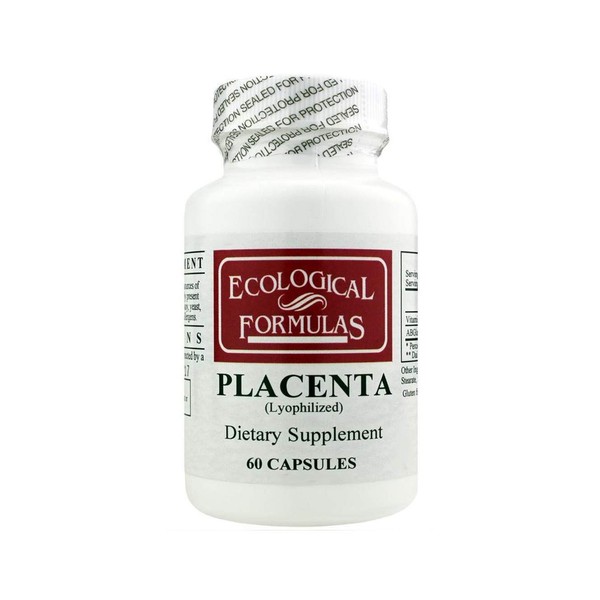 Ecological Formulas Placenta, White, 60 Count