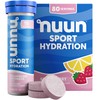 Nuun Sport Electrolyte Tablets with Magnesium, Calcium, Potassium, Chloride &
