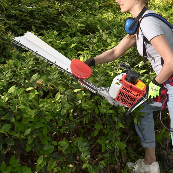 Unbranded 22.5CC 2-Stroke Single Edge Hedge Trimmer Garden Bush Hedge