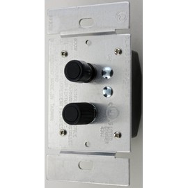Classic Accents Three Way 600 Watt Black Button Antique Push Button Dimmer Light Switch