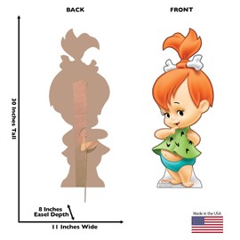 Cardboard People Pebbles Flintstone Life Size Cardboard Cutout Standup - Hanna-Barbera The Flintstones