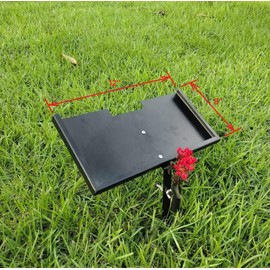Pet Grave Marker Stand for 8"×12" Plaque,Dog Gravestone Holder,Memorial Plaque Support for Cat,Tombstone for Cemetery for Human,Headstone,Garden Memorial Stone Stand