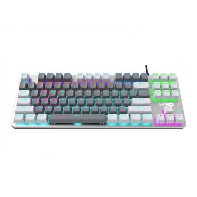 Altec Lansing ALGK8404 Wired Mechanical Gaming Keyboard RGB Ergonomic WHITE/GRAY
