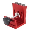 Pocket Hole Jig Set Aluminum Alloy Pocket Dowel Hole Jig