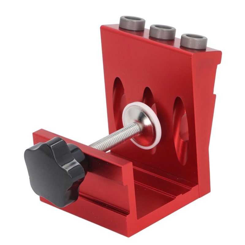 Pocket Hole Jig Set Aluminum Alloy Pocket Dowel Hole Jig