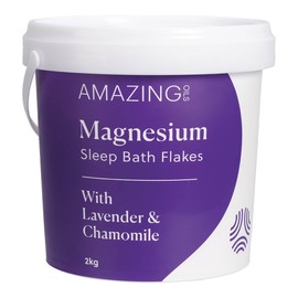 Amazing Oils Magnesium Sleep Bath Flakes, 2kg