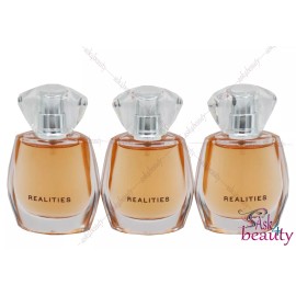 Liz Claiborne LOT OF 3 REALITIES BY LIZ CLAIBORNE 0.50 oz/15ml EDP SPRAY WOMEN NEW AND UNBOX