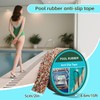Haetyieh Pool Rubber Anti Slip Tape 2in x 15ft, Waterproof