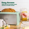 BELLA 4 Slice Toaster, Long Slot & Removable Crumb Tray,