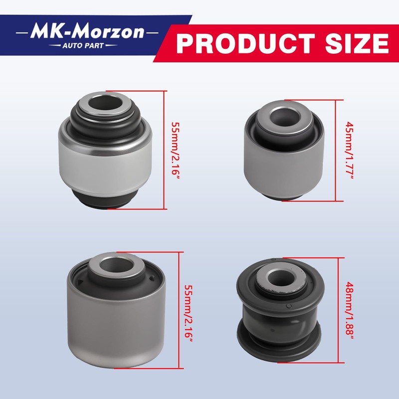 523-318 Rear Suspension Knuckle Bushing Kit Left&Right Side Fit for