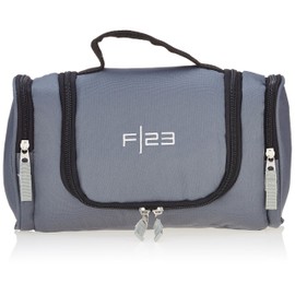 F | 23 Culture bag with handle, polyester, 29 cm, gray