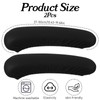 Guduling 2-Pack Arm Rest Pads for Office Chairs,Black Computer Chair