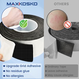 MAXKOSKO Pipe Insulation Tape, 13 FT x 3 Inch Outdoor Water Pipe Wrap Roll Weather Resistant Foam Tape Insulation Keeps Pipes Dry and Warm for Pipe Freeze Protection