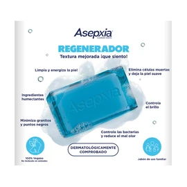 ASEPXIA 4 Pack Jabón en Barra Regenerante Cara y Cuerpo 100g