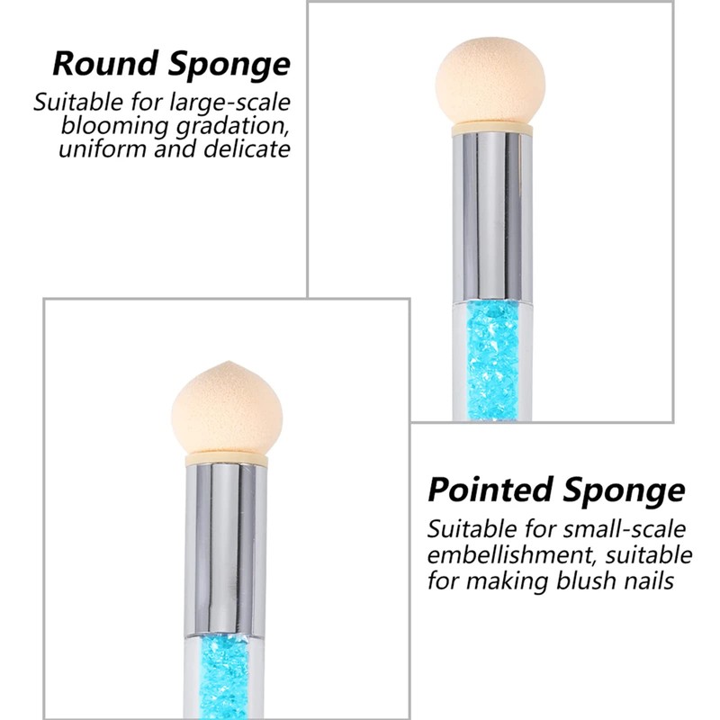 Nail Art Rendering Tools, Double Head Ombre Sponge Stick with