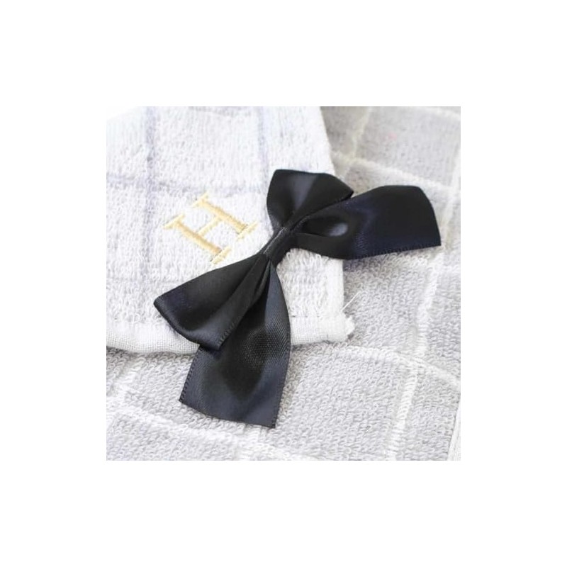 Coolia Towel Initial Towel with Ribbon H 03160