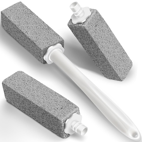 Maryton Pumice Stone for Toilet Cleaning with Extra Long Handle,