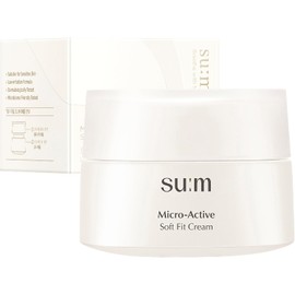 SU:M Crema hidratante Micro-Active Soft Fit para pieles sensibles y elásticas. Cuidado de la piel coreano. Péptidos, nutrientes fermentados (50 ml)