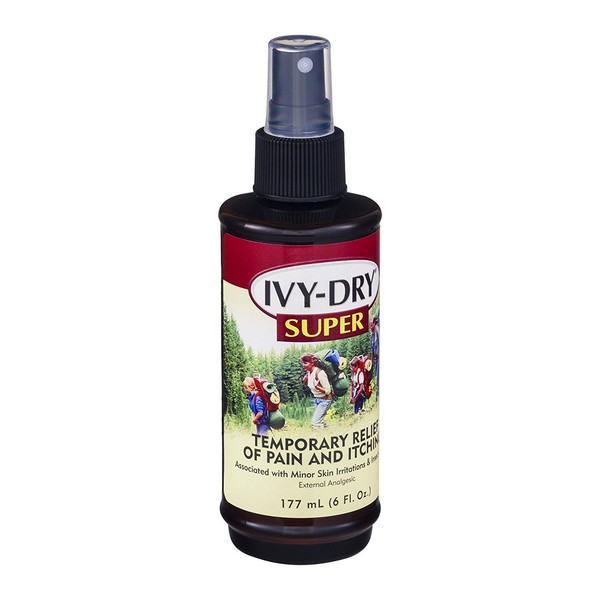 Ivy-Dry Super Itch Relief Spray - 6 oz, Pack of 2