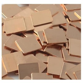Copper Shim 10 Pcs Efficient Fast Heat Dissipation Shim Piece Heat Sink Thermal Pad Suitable for GPU CPU Laptop,6 Kinds of Thickness Optional(0.3mm)