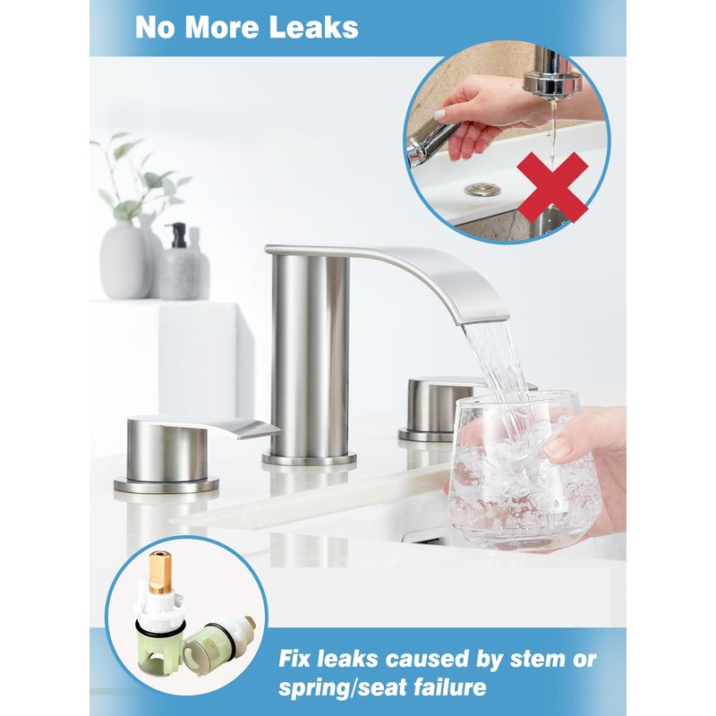2 Pack RP25513 Faucet Stem Replacement for Two Handle, Faucet