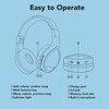 Bluetooth Kids Headphone Stereo Noise Reduction RGB Light Foldable Children
