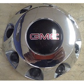 17 18 Inch OEM GMC HD 8 Lug Chrome Plated Center Cap Hubcap Wheel Cover, 2011-2014 part # 9597805 9597808 3290 Sierra 3500 Pickup Truck DRW