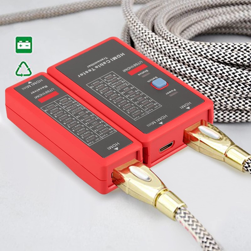 Fayelume UT681 HDMI Cable Tester, Portable Mini HDMI to HDMI,