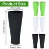 3 Pairs Soccer Shin Guard Sleeves, Flexible Soft Breathable Soccer