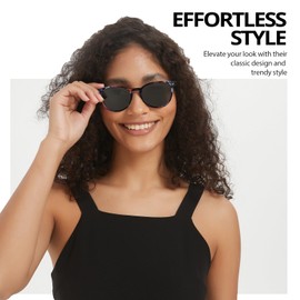 LVIOE 2P Polarised Sunglasses for Women - Stylish and Lightweight UV400 Protection