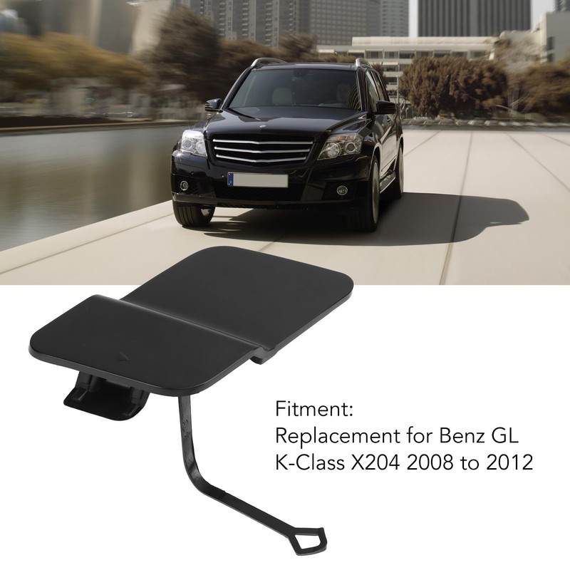 Aqxreight Front Bumper Tow Hook Cover 2048850224 Black Front Bumper