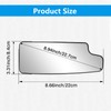 Passenger Lower Side Mirror Glass Compatible with 2020-2025 Chevy Silverado