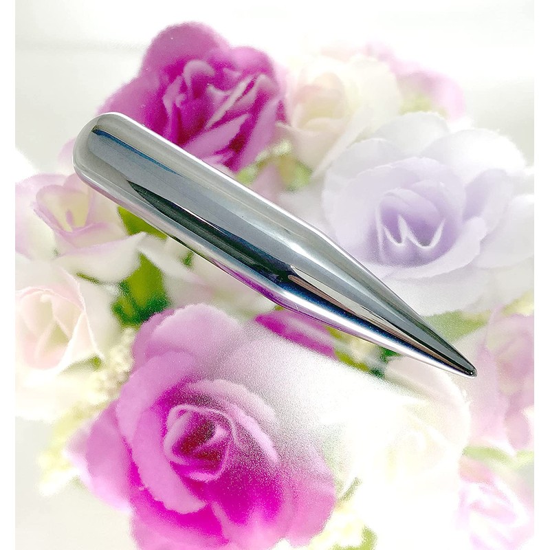 REIGHT テラヘルツ鉱石 ツボ押し 美顔 マッサージ棒 フェイス 足つぼ マッサージ スティック 約100mm×18mm