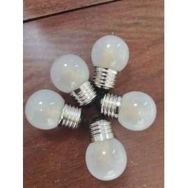Sevici G40 1.5 Watt Low Power Led Night Light Bulb, Equivalent 15 Watt Standard E26 Bulb 110v G14 Low Power Frosted Small Bulb, Warm White 2700k, CRI 95+, 150lm Non-Dimmable, Pack of 2