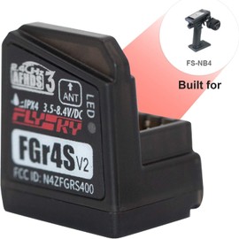 FLYSKY FGr4S Receiver [Compatible with NOBLE NB4 PL18 / NB4 PRO Transmitter, AFHDS 4CH]