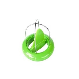 Kiwi Peeler and Cutter - 2-In-1 Stainless Steel Tool for Kiwi, Dragon Fruit, Etc - Easy-Grasp Grater, Peeler, and Slicer (Green)