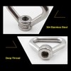 304 Stainless Steel Eye Nut M20 Triangle Ring Shape Lifting