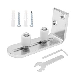 Barn Door Floor Guide Stainless Steel Sliding Door Guides Floor Mount Adjustable Roller Floor Guide for Door Flush Bottom Design Protect The Floor